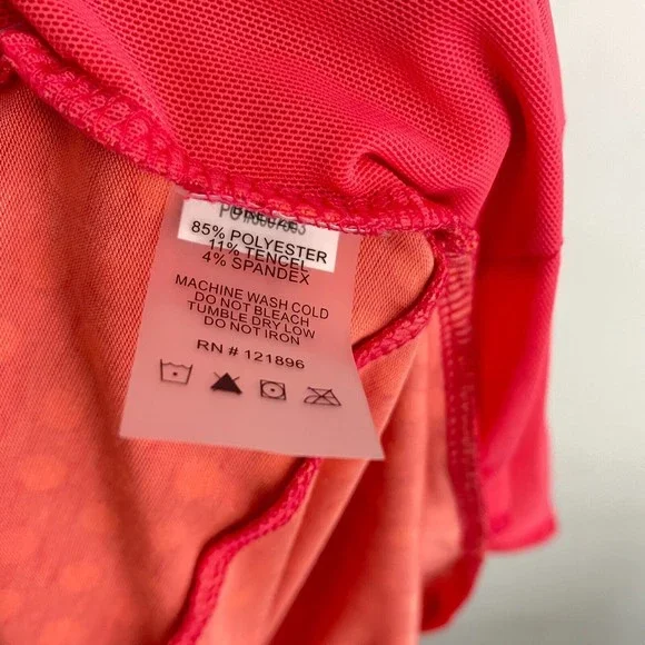 Title Nine Breeze Skirt With Pockets Size Medium Watercolor Dot Red New - Picture 10 of 10